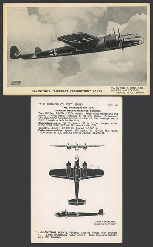 Dornier 17p german - do,