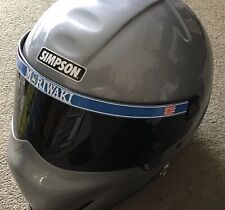 MORIWAKI ENGINEERING KAWASAKI motorcycle crash helmet sun visor top decal (RARE)