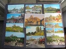 12 Postcards of Corfe Castle and Village, Dorset, The Greyhound Inn, ARQ