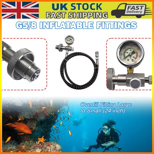 Diving bottle fitting gauge - fitting,