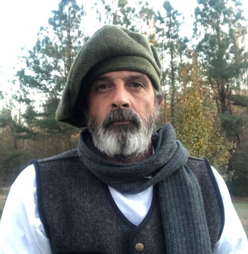 Men green wool - men's, bonnet