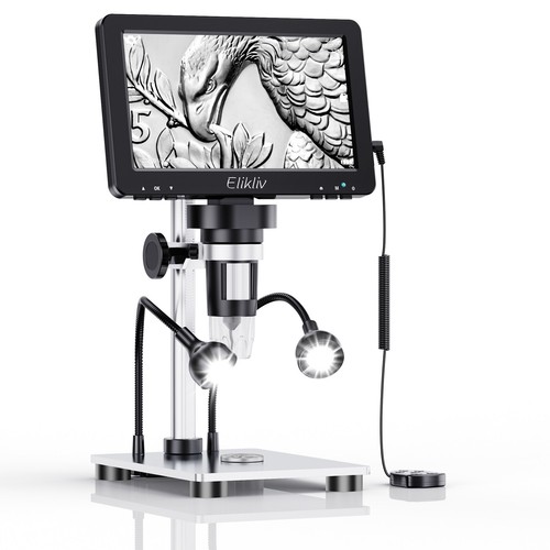 Lcd microscope 1200x 1080p - 7",