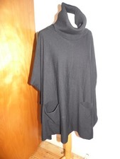 Frank Usher roll neck poncho, NEW