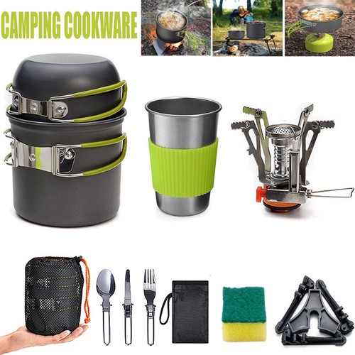 Camping cookware set outdoor - set,