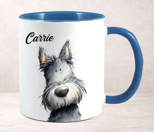 Personalised mug scottie - mug,