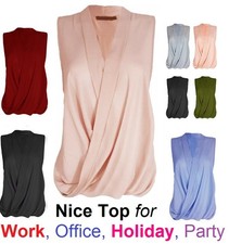 Womens Sleeveless Vest Tops