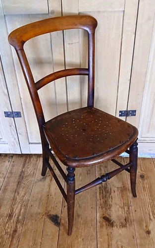 Vintage wooden dining chair - vintage,