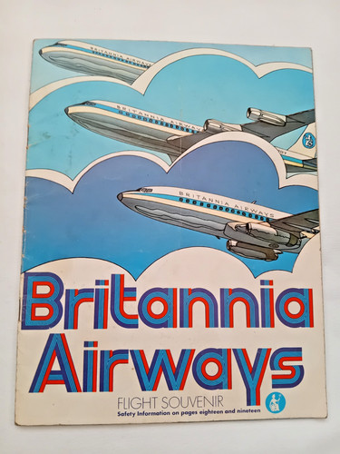 Britannia airways flight - britannia,