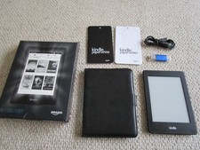 AMAZON KINDLE PAPERWHITE 6TH GENERATION + 697 BOOKS/USB STICK/CABLE/CASE BUNDLE
