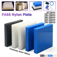PA66 Nylon Sheet Polyamide Engineering Plastic Plate Cut to Size Thick 2mm-30mm