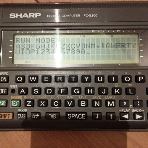 Sharp pocket computer e200 - pocket,