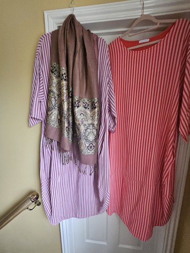 Cotton tulip shaped dresses - tulip,