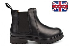 Boys Leather School Boots