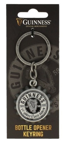 Guinness bottle cap keychain - bottle,