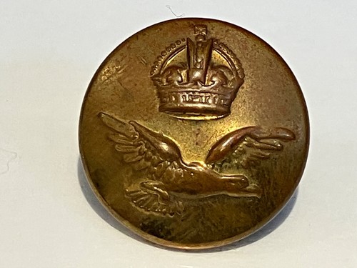 Vintage royal air force button - royal,