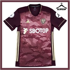 Leeds United Football Shirt Adidas Small 3rd Away Kit LUFC 2020 2021 FI6183 R42