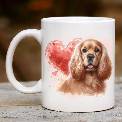 Cocker spaniel dog mug - cocker,