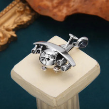 S925 Sterling Silver Jumbo Jet