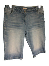 Blue Denim Stretch Bermuda