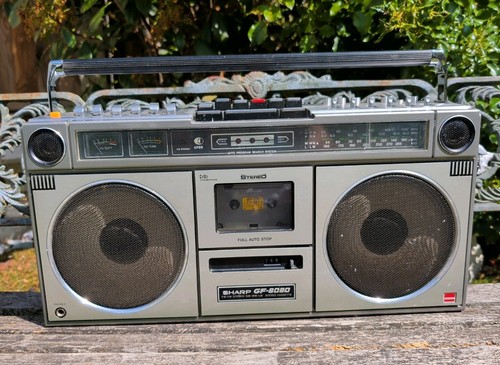 Sharp 9090 vintage boombox - sharp,
