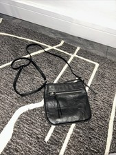Black leather bag from BHS
