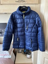 Ladies cavalier blue puffa - blue,