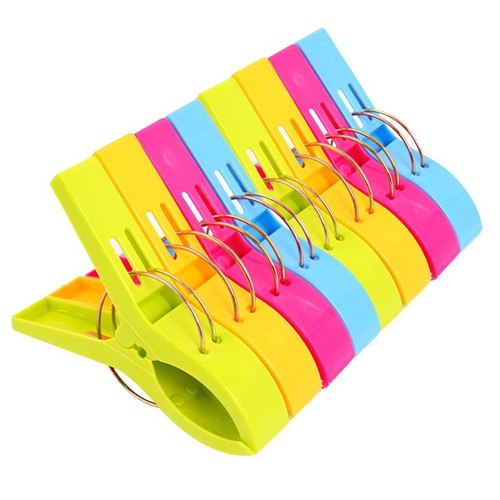 Windproof beach towel clips - beach,