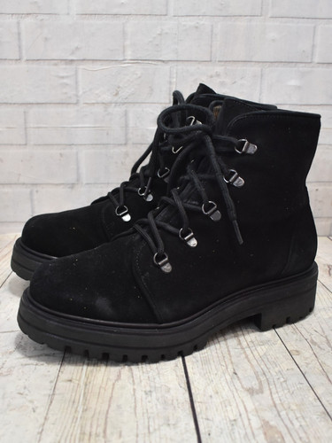 Womens hobbs black suede lace - hobbs,
