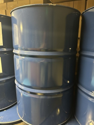 Empty metal oil barrel - metal,