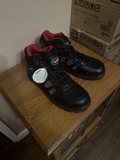 Capps Safety Boots Black Size