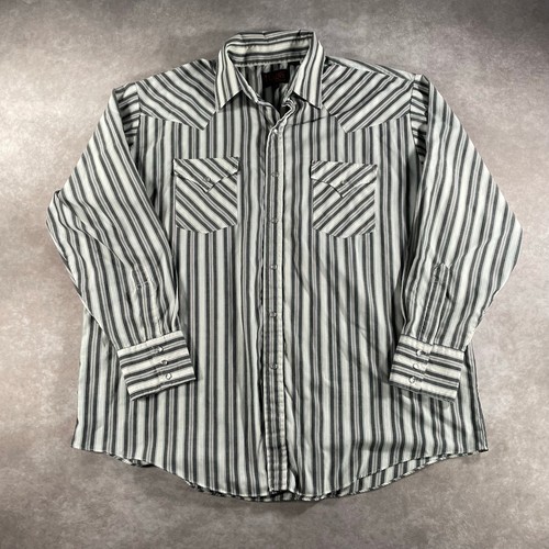 Plains western wear grey white - wear,