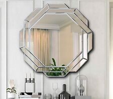 Large 60x60 Round Silver Dual