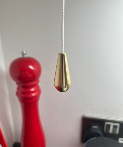 Tear pear drop - tear/pear, brass
