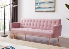 Velvet sofa bed seater - sofa,