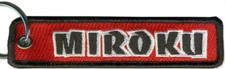 Miroku Embroidered Key chain