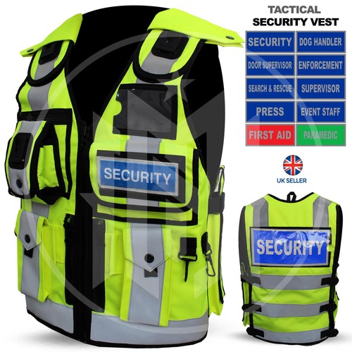 Viz security vest tactical - hi,