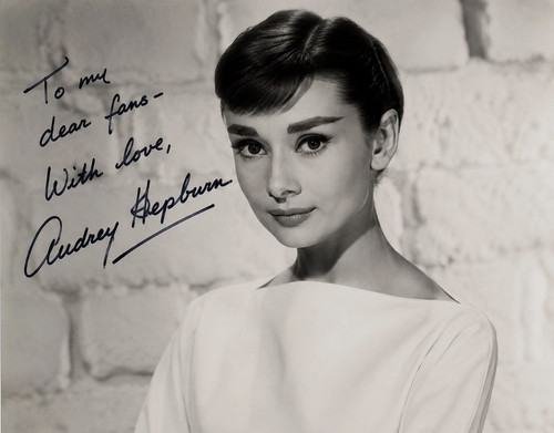 Audrey hepburn signature - audrey,