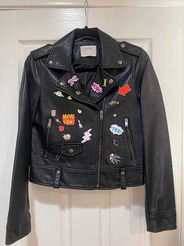 Zara rare black - black, leather