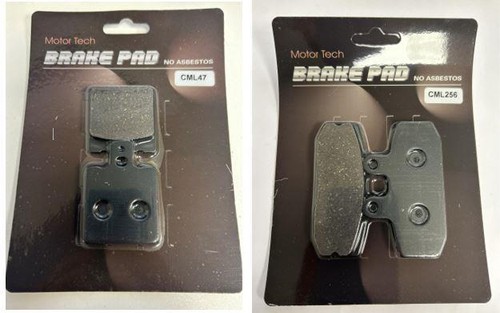 Front rear brake pads for - front,