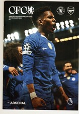 Programme Chelsea v Arsenal