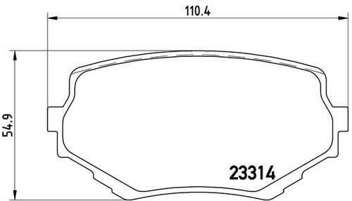P79009 brake pad set disc - p79009,