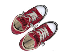 Converse All Star Chuck Taylor Red Low Top Canvas Youth Shoes Size 13