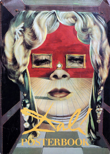Salvador dali poster - dali, book