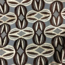 Brown Retro Patterned Woven
