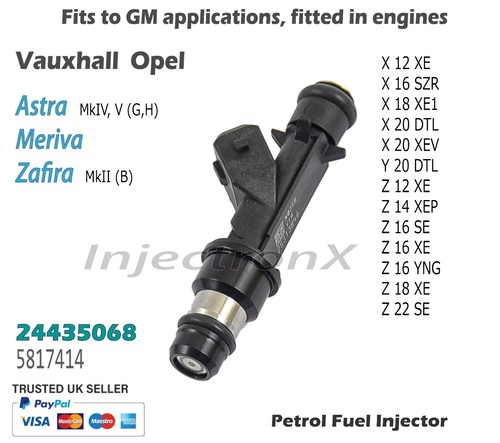 Petrol fuel injector 24435068 - petrol,
