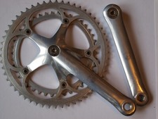 Campagnolo Croce D’Aune double 53/42 chainset 175mm 1980s
