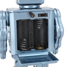 (Blue)Metal Tin Robot Toy