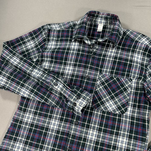 American apparel men flannel - american,
