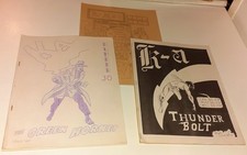 3x CAPA ALPHA rare fanzine lot USA 1967 Biljo White Jerry Bails Batman Star Trek