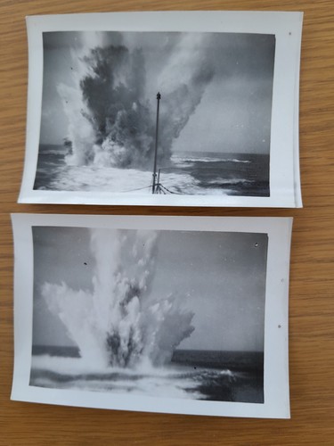 Depth charge explosions - , 2